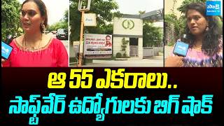22A Lands Effects To Software Employees | Symphony Park Homes | Hyderabad | Sakshi TV screenshot 2