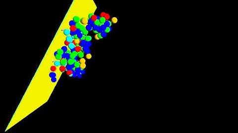 Single Trajectory of 3 Interacting Molecules with Multiple Binding Sites