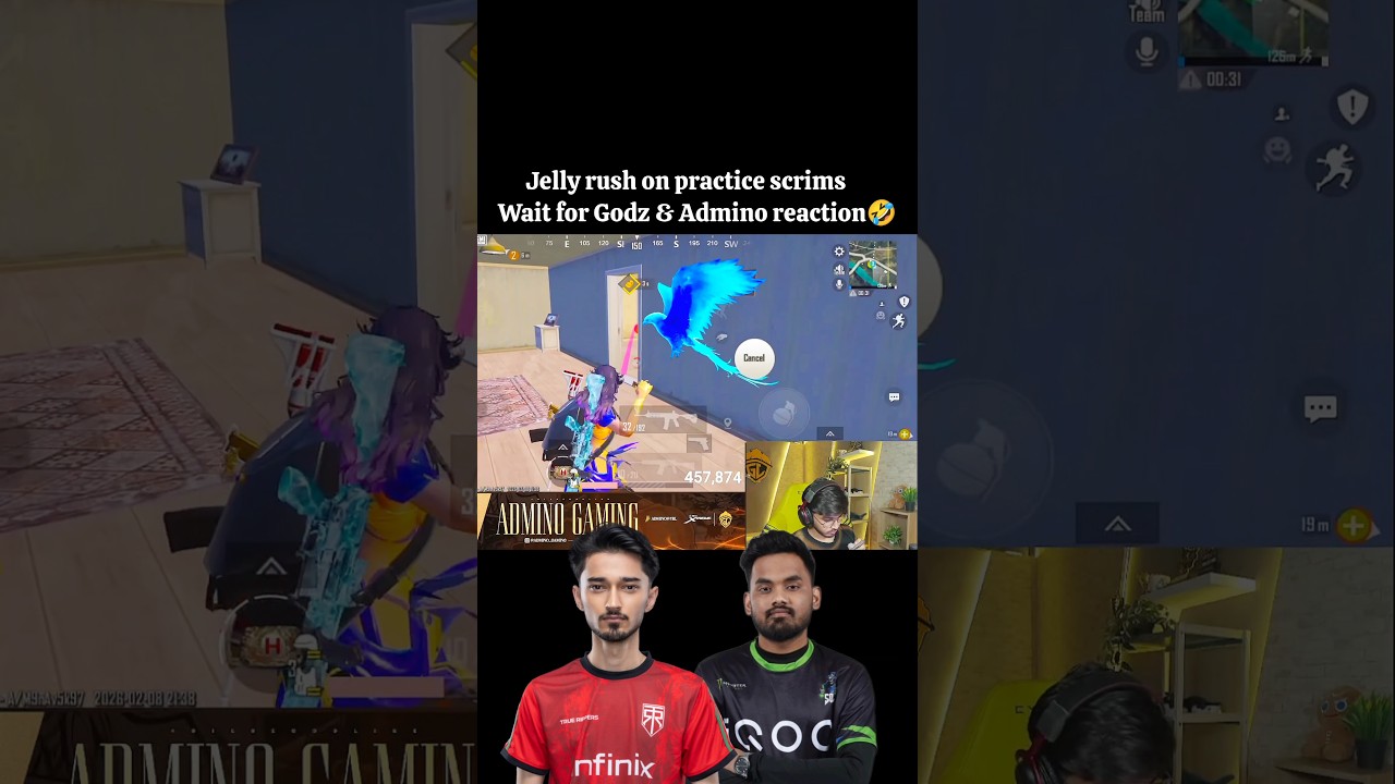 Jelly rush on Godlike in practice scrims🥶