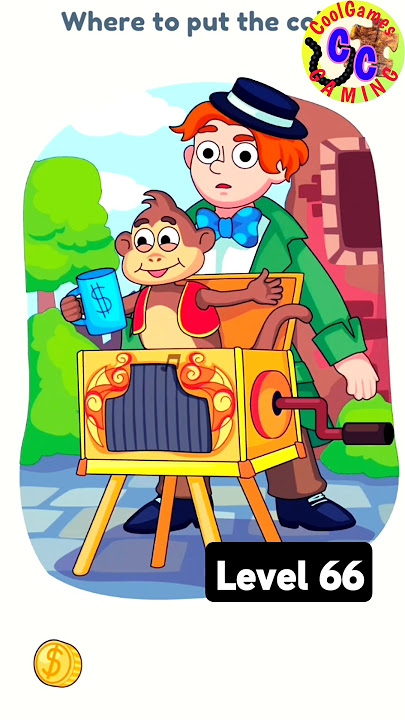 Dop3 Level 66: 🤯 Where to put the coin? (CoolGames) #dop #shorts #puzzle