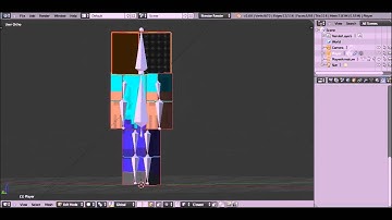 Fixing mask shading on a minecraft rig in blender
