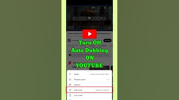 How to turn off the auto Dubbed feature on YouTube || Remove Auto Dubbing on YouTube ||#shorts#viral