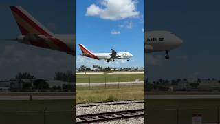 KALITTA CARGO/ AVIANCA CARGO at,Mami international airport @Runway11 #viralvideo
