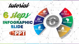 6 Steps Infographic Slide Design in PowerPoint | PPT EDGE  #powerpoint #ppt