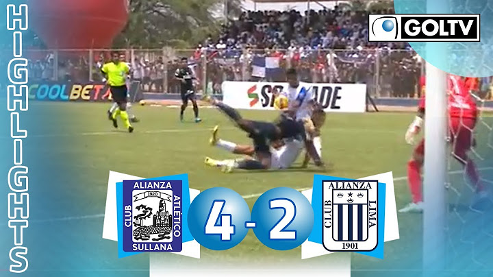 Alianza Atlético 4 - 2 Alianza Lima | GOLES | Liga 1 Perú