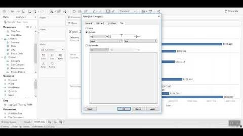 Context Filter in Tableau with Example