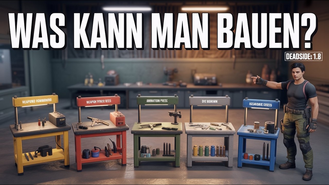 Deadside 1.8 Update – Neue Werkbänke erklärt! Händler-Store & Base-Setup