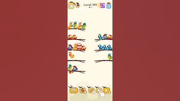 bird sort color game leval194 #birdsortcolorpuzzle #colorgame #gameplay #birdsortcolor #colormatchin