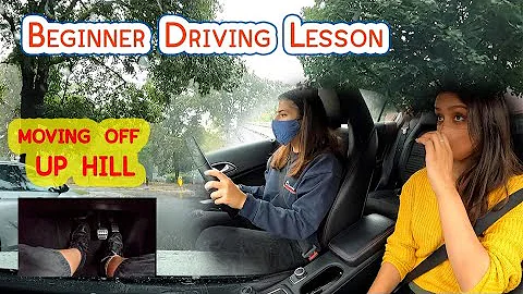 Beginner Driving Lesson |  Tips on Clutch Control Moving Off UPHILL