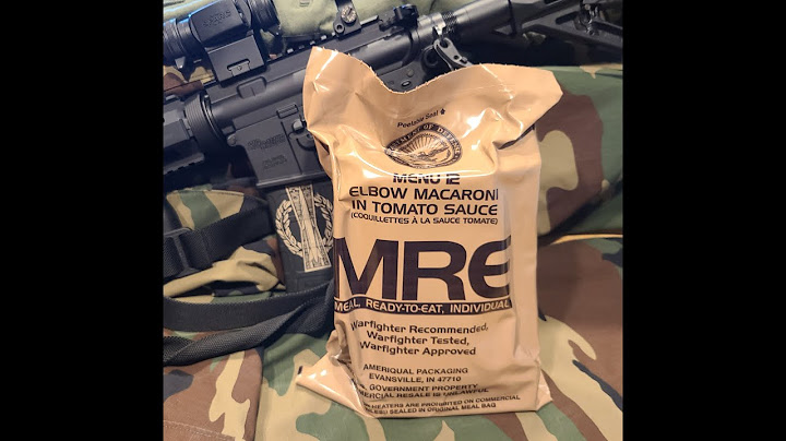 Elbow Macaroni in Tomato Sauce MRE Taste Test!  (Is it better than Chili Mac?)