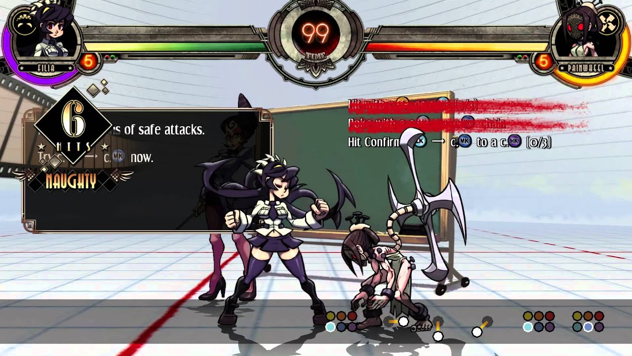 Skullgirls Tutorial Ch 2 Lesson 3: Hit Confirmation - YouTube