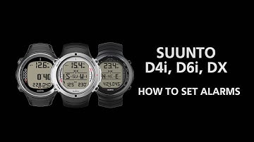 Suunto D-Series - How to set alarms
