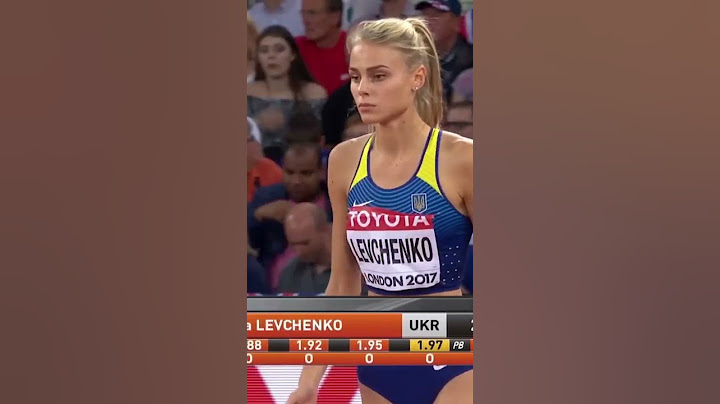 The Ukraine high flyer Yuliya Levchenko showing us how it's done