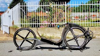 (ENG) Building an extreme carbon recumbent bicycle: full procedure, tips and tricks. The HTX