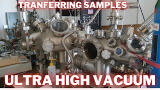 How to get a Sample from A to B in an Ultra High Vacuum System