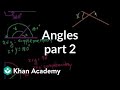Angles and Their Relationships