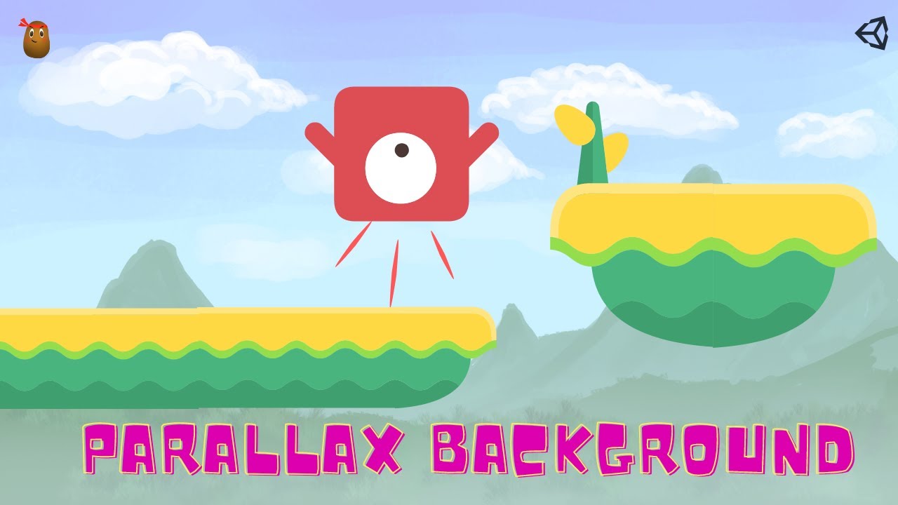 Parallax Background Effect- 2D Platformer for noobs - Unity Course - #7 ...