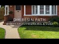 How to/DIY/Step by step resin bound path using Vuba resin kit