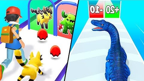 Monster Squad Rush | Dinosaur Evolution Dino Run / All Level Gameplay: Android,iOS