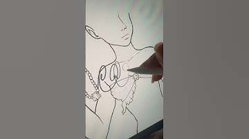 How I made my procreate lineart brush ! 🎀🎀 #art #drawing #digitalart #procreate #tutorial