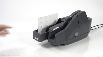 Waffletechnology가 적용된 Epson 체크 스캐너 청소 카드를 사용하여 체크 스캐너를 청소하는 방법