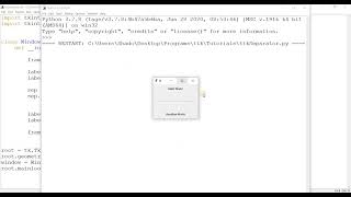 Tkinter ttk Separator Widget