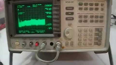 8563E Spectrum Analyzer S/N 3517A03666