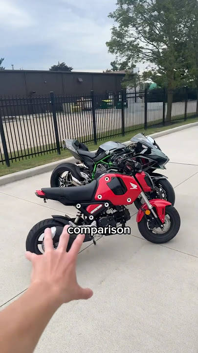 Honda Grom vs Kawasaki H2
