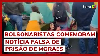 Em Bloqueio Bolsonaristas Comemoram Notícia Falsa Da Prisão De Alexandre De Moraes