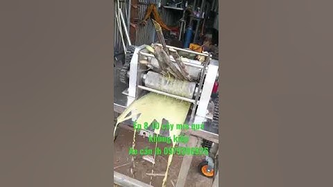 Máy ép công nghiệp 10 cây mía