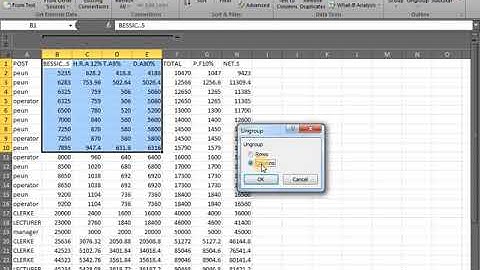 Ms Excel Day 19 (data Tab - Group, Ungroup, Subtotal)