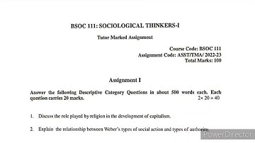 BSOC 111 Solved Assignment 2022-23 | BSOC 111 Solved Assignment 2022-23 Pdf in English | BSOC 111