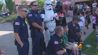 9-Year-Old Surprised By First Responders Who Rescued Him After Crash