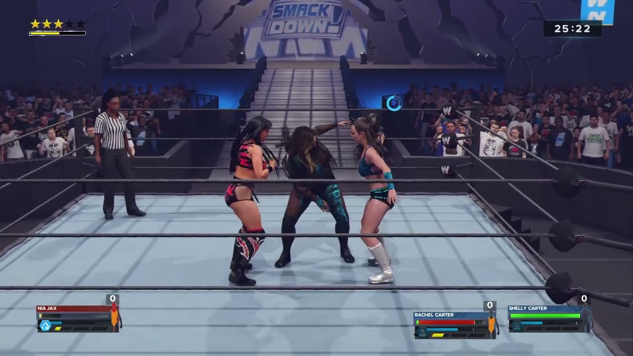 WWE 2K24 Gameplay - Nia Jax vs. Da Carters