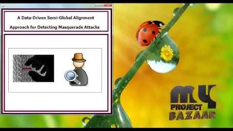 DDSGA: A Data-Driven Semi-Global Alignment Approach for Detecting Masquerade Attacks