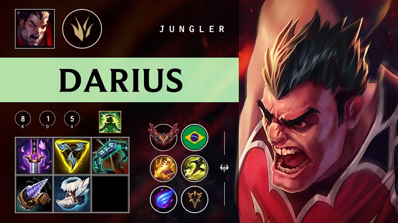 Darius Jungle vs Lee Sin - BR Grandmaster Patch 26.01