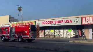 LAFD Engine 81 Responding
