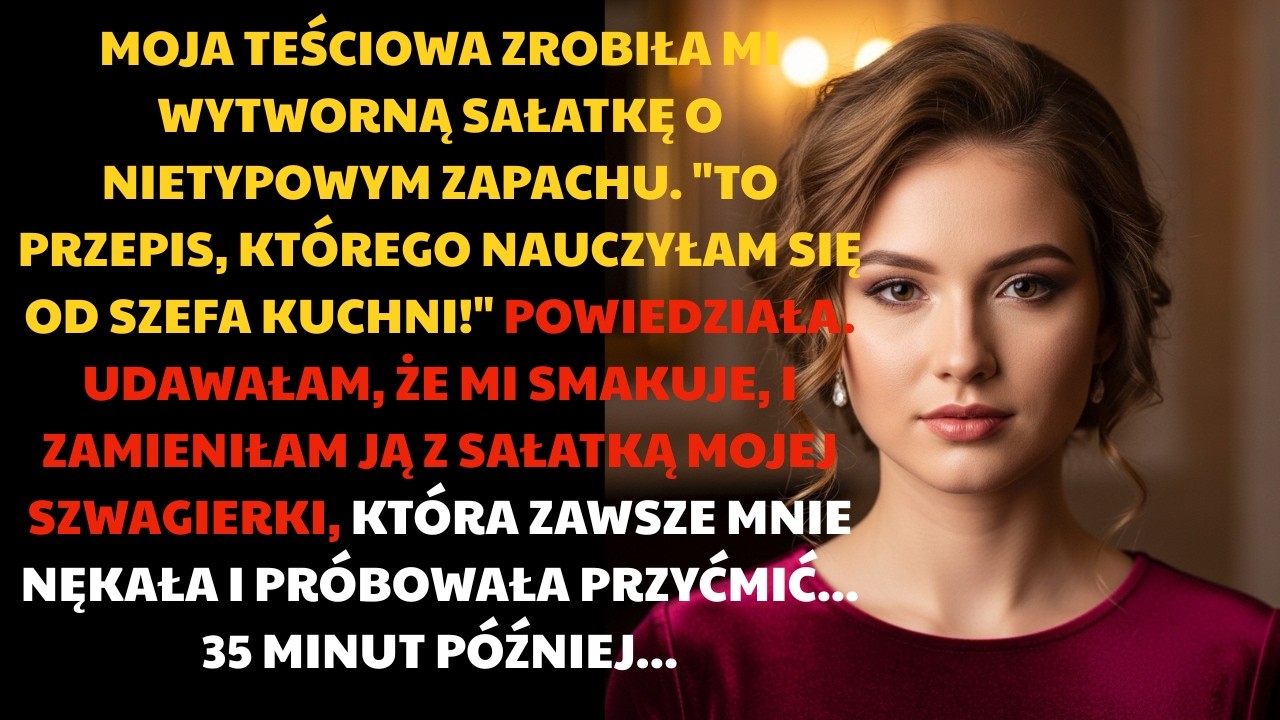 „Wyszukana” Sałatka Teściowej Dziwnie Pachniała; Zamieniłam Ją Na Sałatkę Szwagierki — Szok...