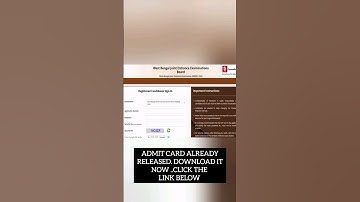 WBJEE 2024 Exam date & admit card released | Admit card 2024 #wbjee #wbjee2024