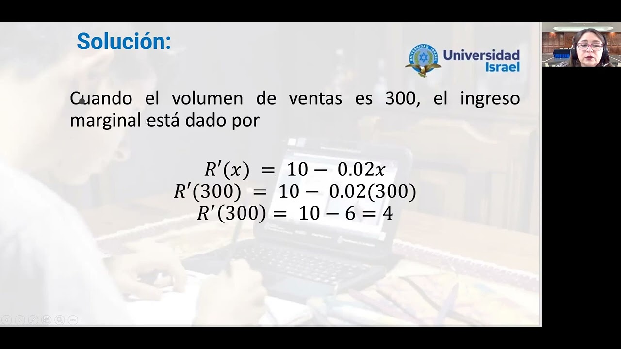 Aplicación de las Derivadas, Análisis Marginal - YouTube