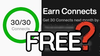 how to get 30 FREE CONNECTS on Upwork every month! 😱