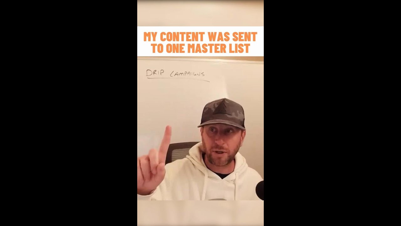 My Content was Sent to One Master List