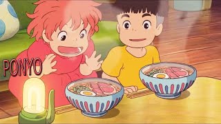 Ponyo \& Sōsuke Eat Ramen | Ponyo | HBO Max