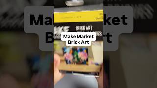Make Market Brick Art #craftfinds #michaelsfinds