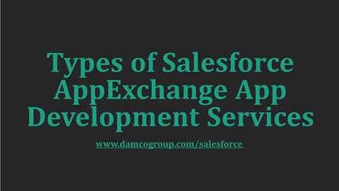 4 Type of Salesforce App Development Services | Damco Solutions