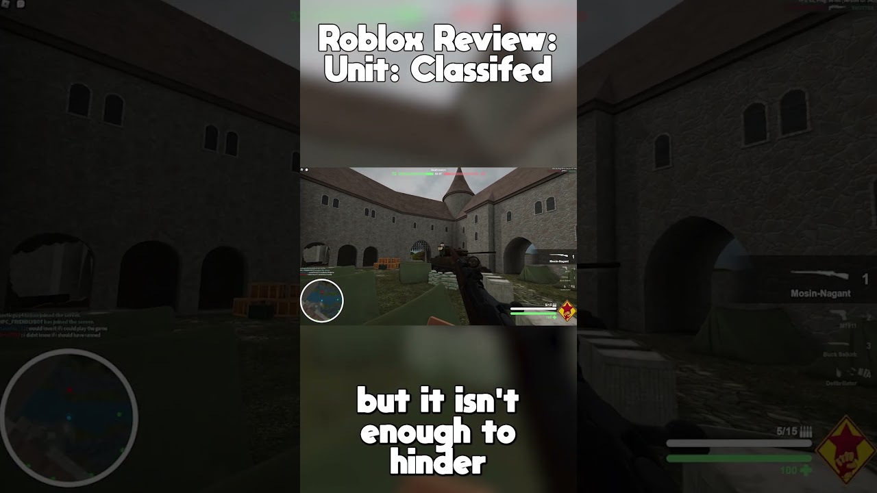 Roblox Review: Unit: Classified