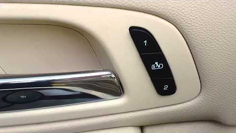 HOW TO USE MEMORY SEATS ON A CADILLAC ESCALADE
