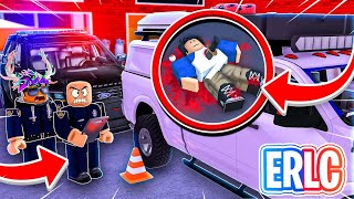 MURDERER BRINGS A DEAD BODY TO MOD SHOP!   ERLC Roblox Liberty County