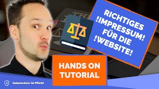 [HandsOnTutorial] Euer perfektes #Impressum für #Website & #SocialMedia! 👍 💯 #diy