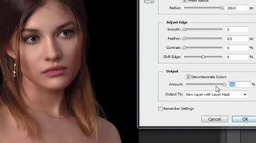 cách tách tóc trong photoshop cs6 bằng refine Edge đơn giản